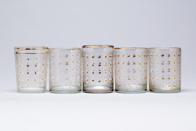 GLAS, 5 stycken, 1800-talets början.