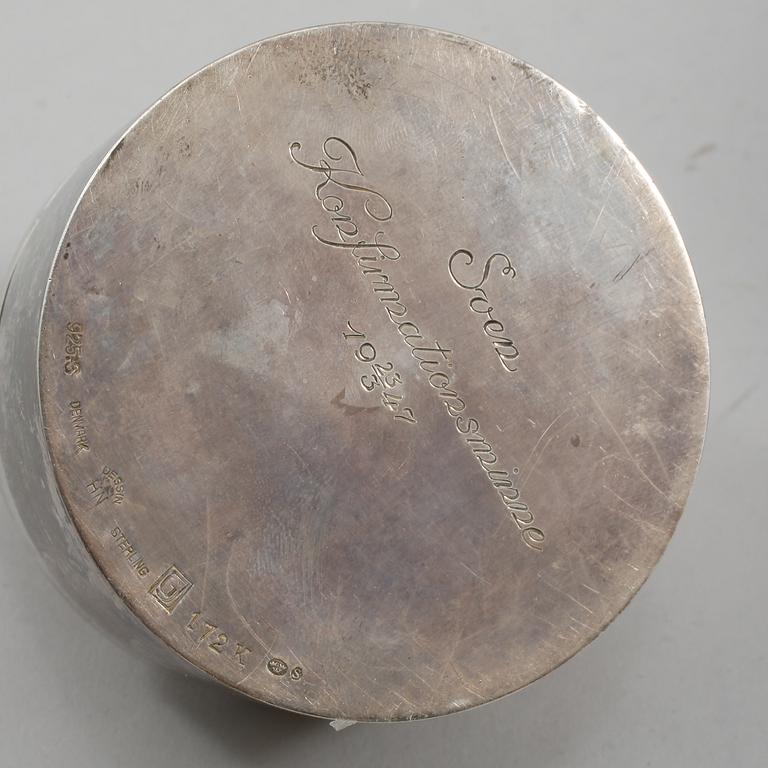 VAS OCH LOCKASK, silver, C.G Hallberg, Stockholm 1961 resp Harald Nielsen för Georg Jensen, Danmark, mellan 1933-1944.
