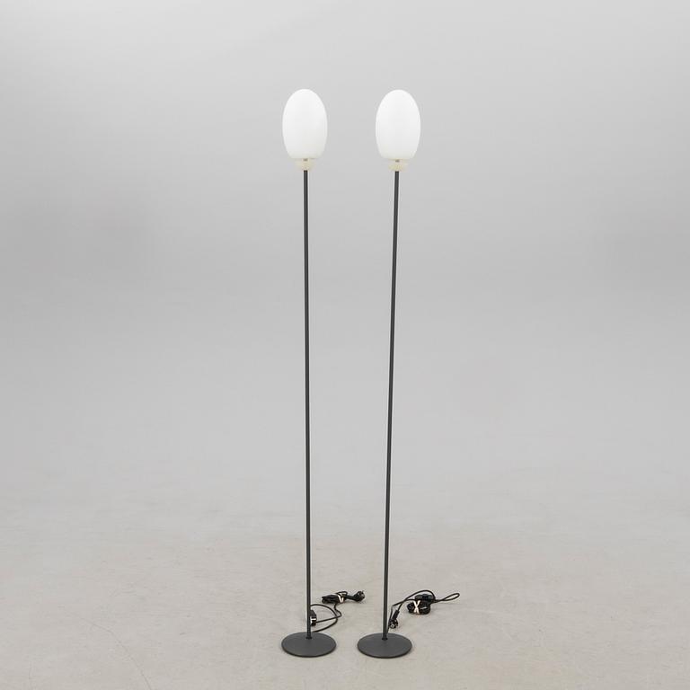 Achille Castiglioni, a pair of floor lamps "Brera", Flos, designed in 1992.