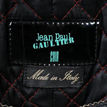 JEAN-PAUL GAULTIER, a men's black leather studed jacket from the late 1980s.