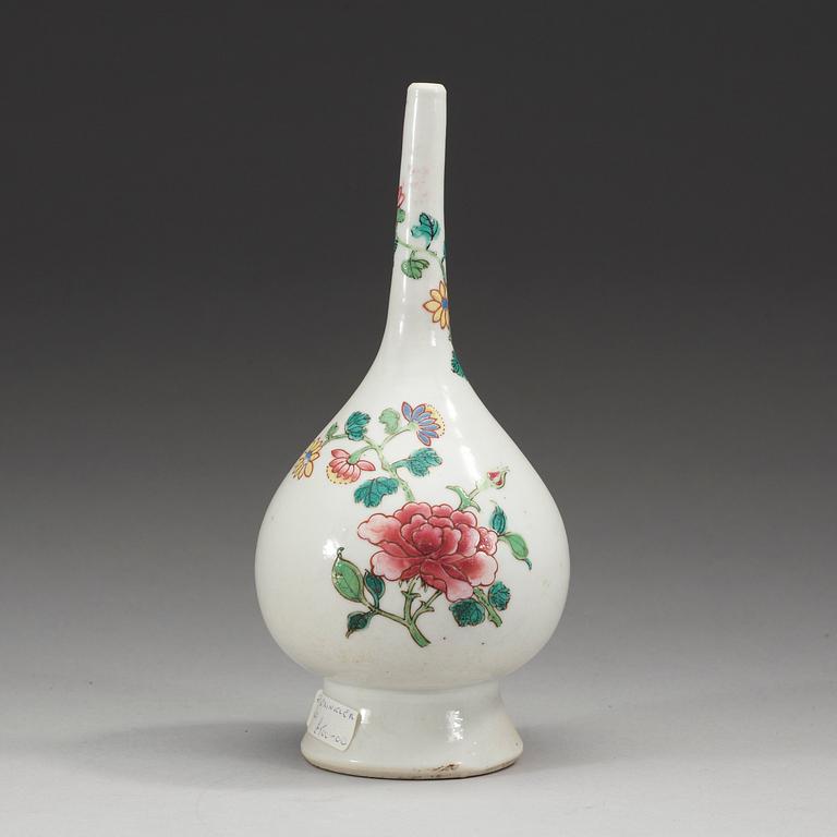 A famille rose water sprinkler, Qing dynasty, Qianlong (1736-95).