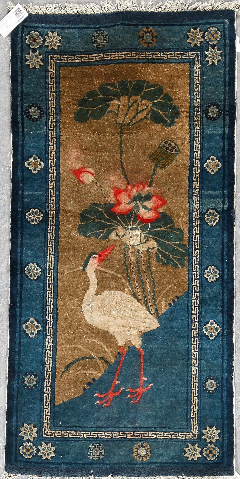 MATTA, semiantik, figural Kina, ca 132x64 cm.