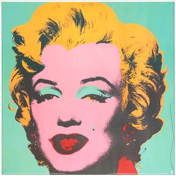 Andy Warhol · ANDY WARHOL, efter, offsetlitografi / poster, "Marilyn Monroe". Andy Warhol Foundation, 1993.