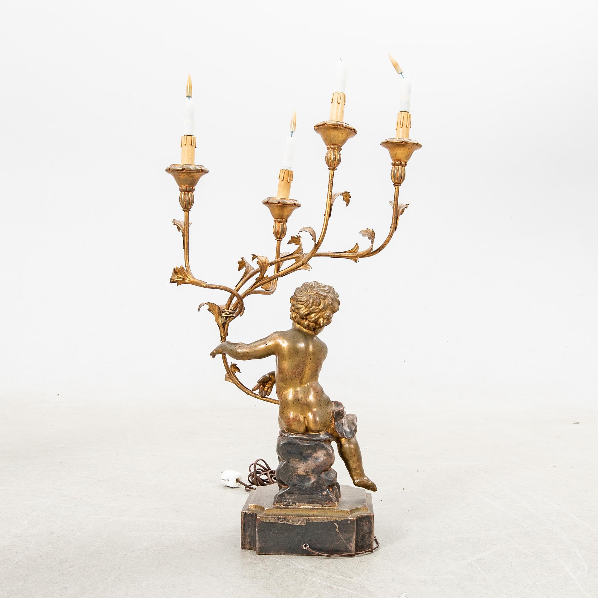 Table lamp/Candelabrum 20th century.