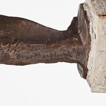 BROR MARKLUND, bronze sculpture, signed Bror Marklund, numbered 8/85, dated 1945.