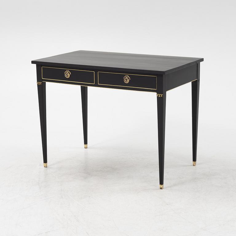 A Gustavian style desk, around 1900.