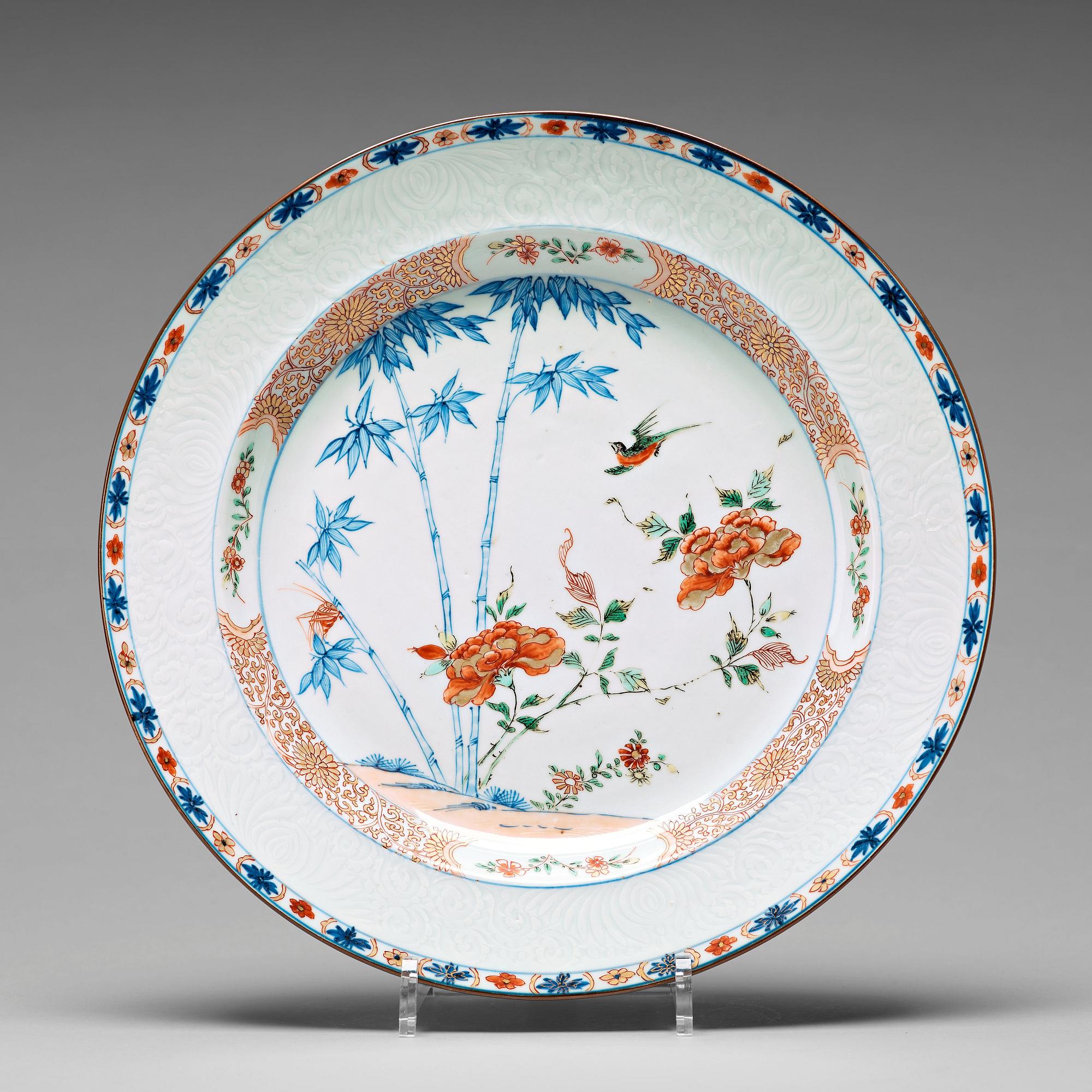 FAT, porslin. Qingdynastin, Kangxi (1662-1722).