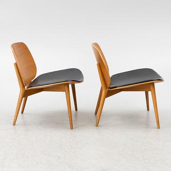 Jonas Lindvall, a pair of 'Papa' lounge chairs for Skandiform, 21st century.