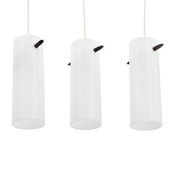 97. Uno & Östen Kristiansson, taklampor 3 st., Luxus, Vittsjö, 1960-70-tal.