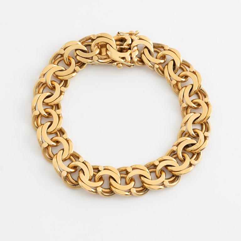 Armband 18K guld, bismarck.