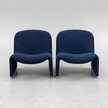 Giancarlo Piretti, fåtöljer, ett par, "Alky", Castelli, Italien.