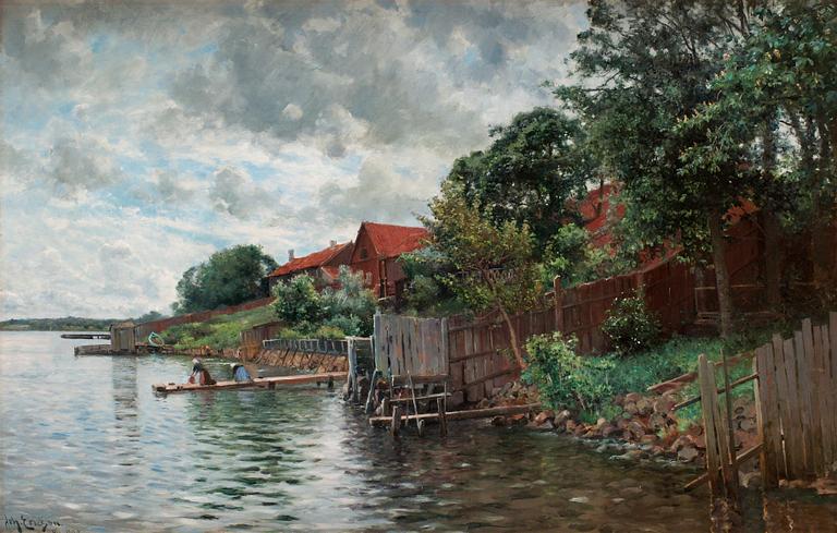 Johan Ericson, By the lake Vättern.