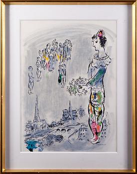 MARC CHAGALL, litografiska utställningsaffischer, 3 st.