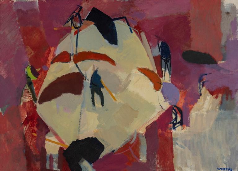 WILLIE WEBERG, oil on canvas, signed.