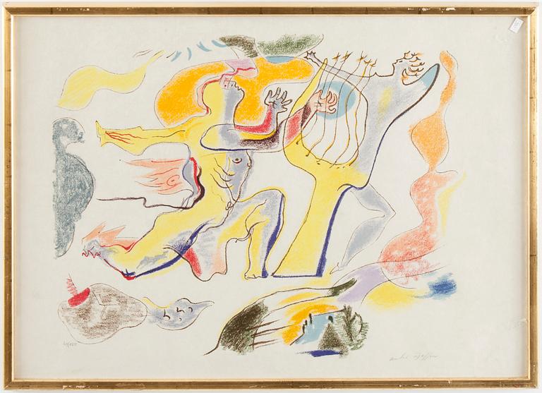 ANDRÉ MASSON, litograph, signed and numbered 49/150.