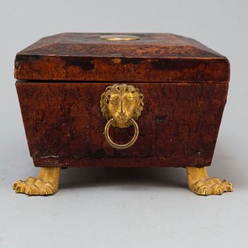 An Empire casket, early 19th century.