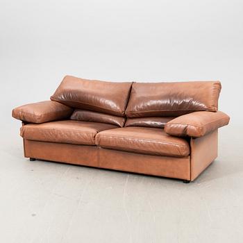 An Eilersen leather sofa later part of the 20th century.