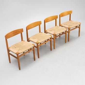 Børge Mogensen, four 'Öresund' chairs, AB Karl Andersson & Söner.