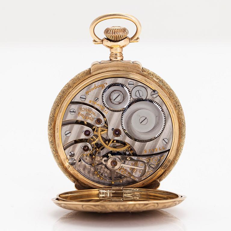 Rockford, pocket watch, hunter case, 50.5 mm.