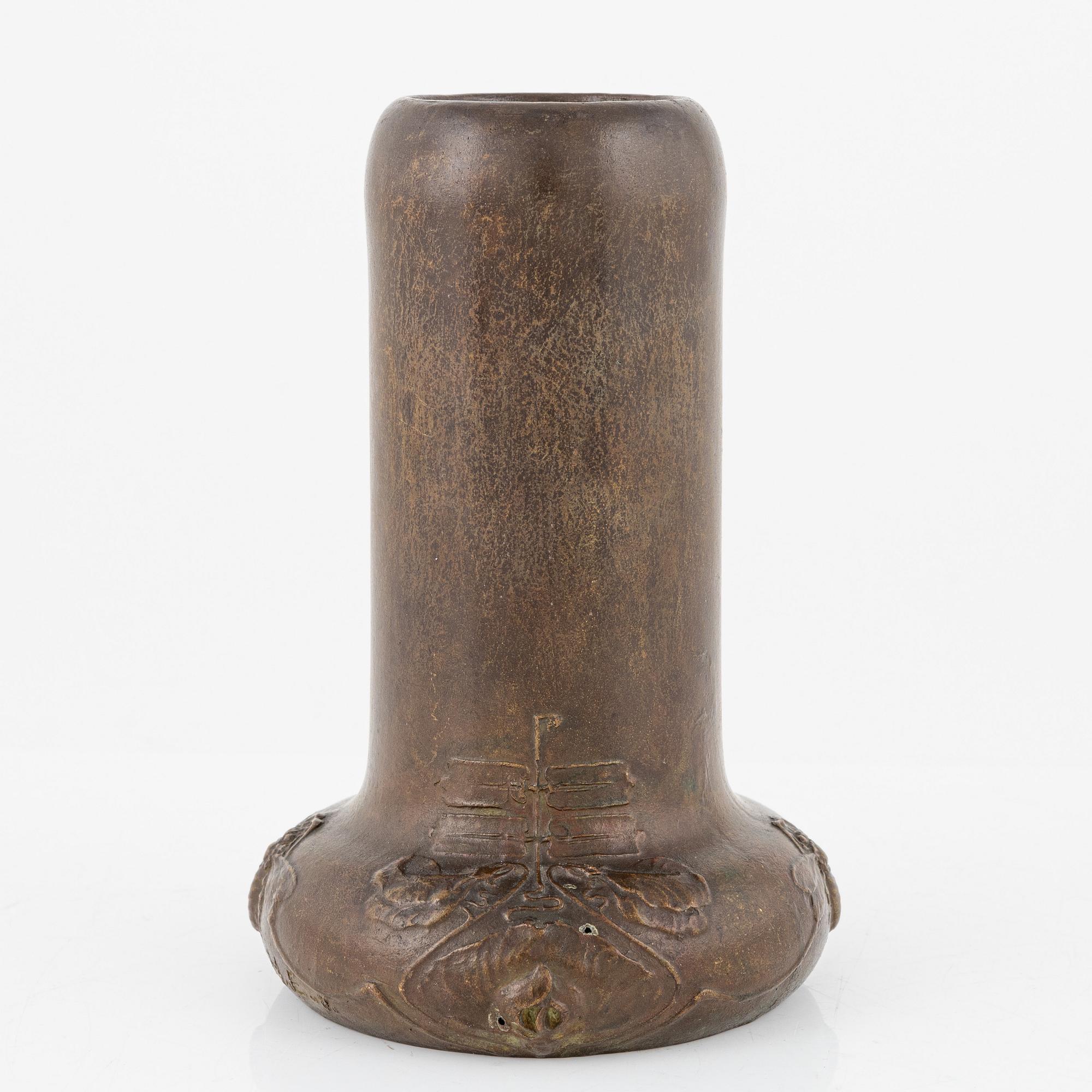 Hugo Elmqvist, an Art Nouveau vase, Stockholm, early 20th Century.