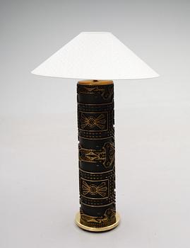 BORDSLAMPA, 1900-talets andra hälft.