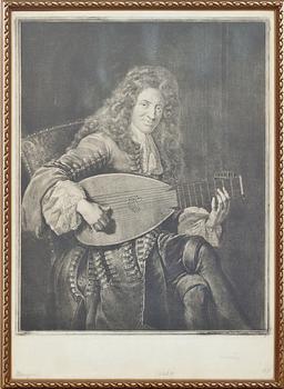 KOPPARSTICK, efter F de Troy. 1800-tal.