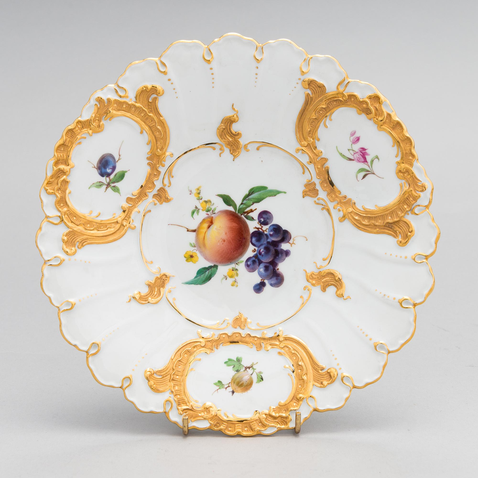 Fat, porslin, Meissen 1900-tal.
