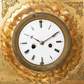 A wall clock. Germany, 19th Century.