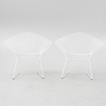 Harry Bertoia, "Diamond chair", 1 par, Knoll, 2000-tal.