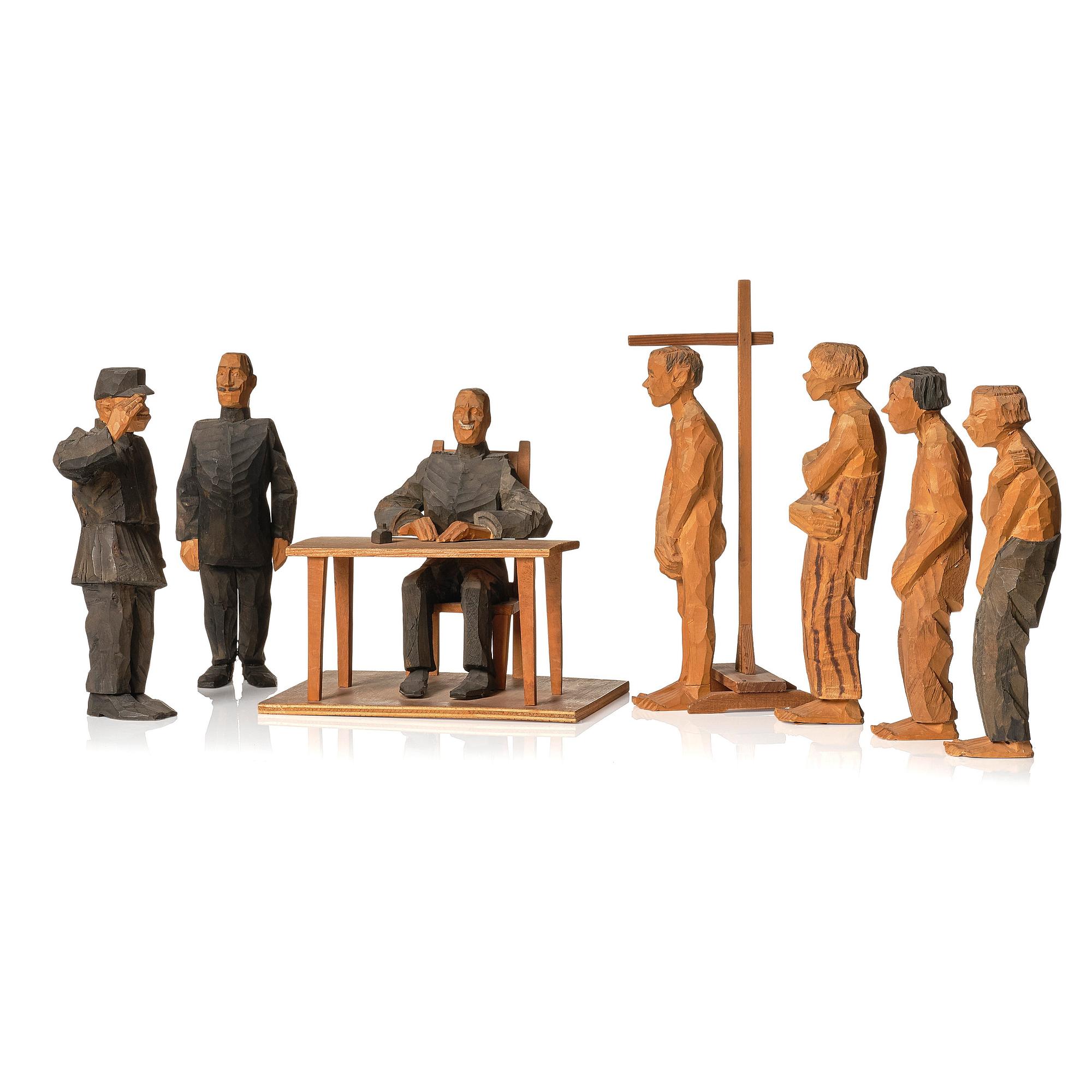 Axel Petersson Döderhultarn, "Beväringsmönstring" (The Enrollment Act), (8).