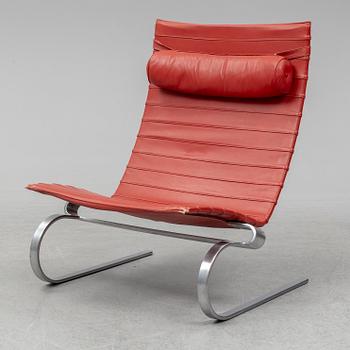 POUL KJAERHOLM, lounge chair, 'PK20', for Fritz Hansen 1986. Signed with label.