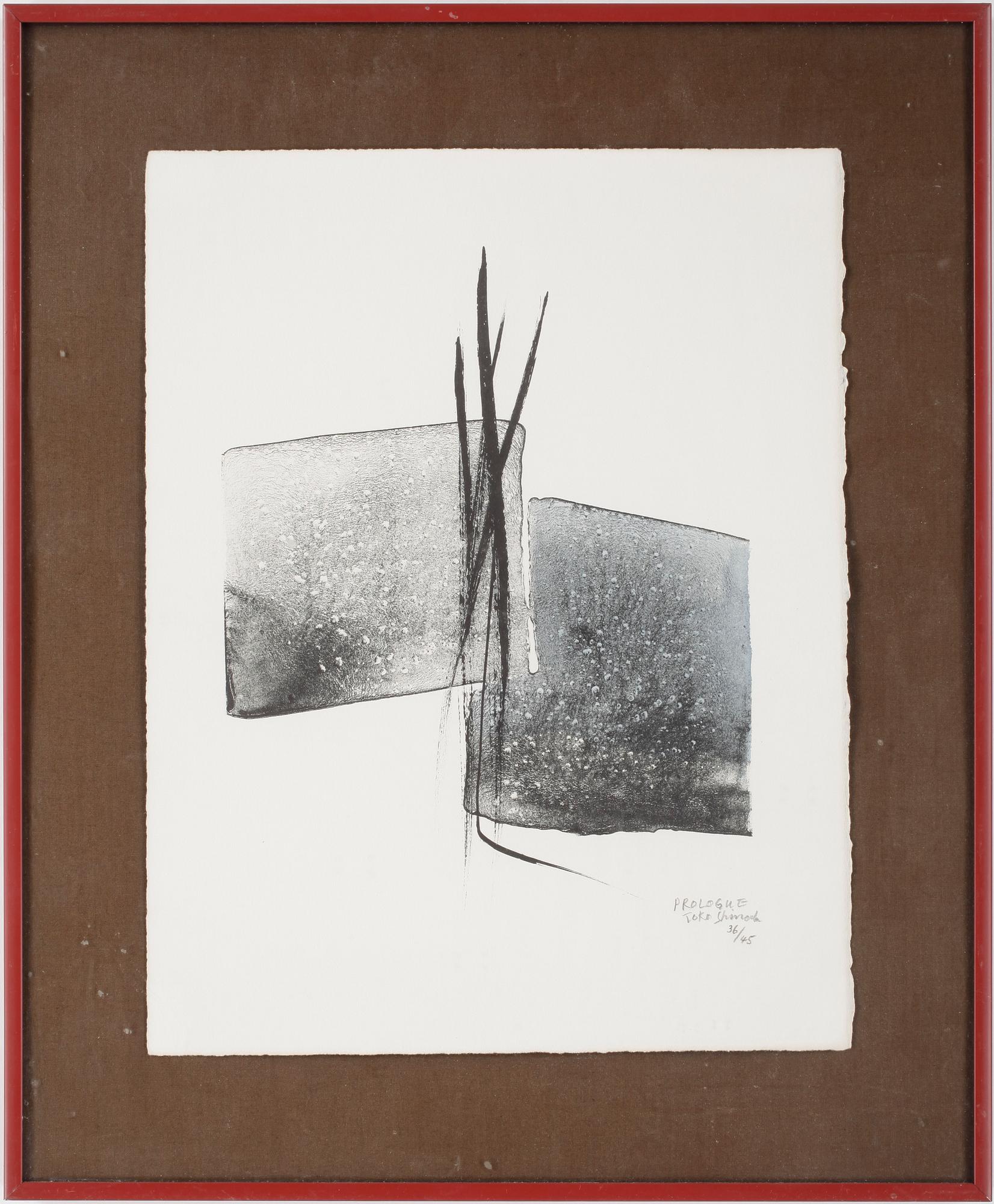 TOKO SHINODA, färglitografi, signerad och numrerad 36/45.