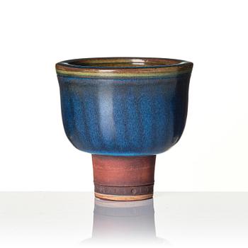 Wilhelm Kåge, Wilhelm Kåge, a Farsta stoneware vase, Gustavsberg Studio, signed and dated 6 March 1949.