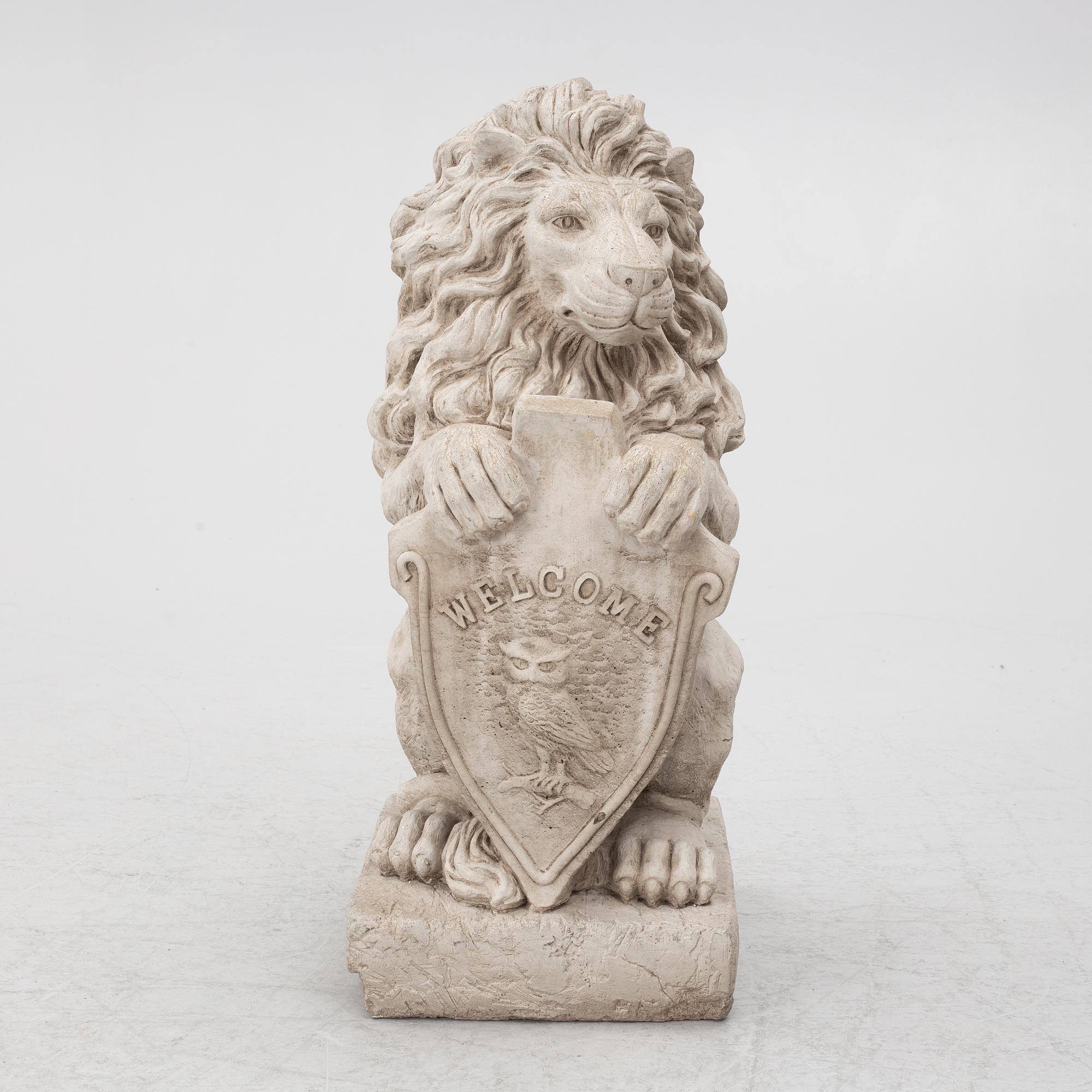 A stone composite sculpture, 20th Century.