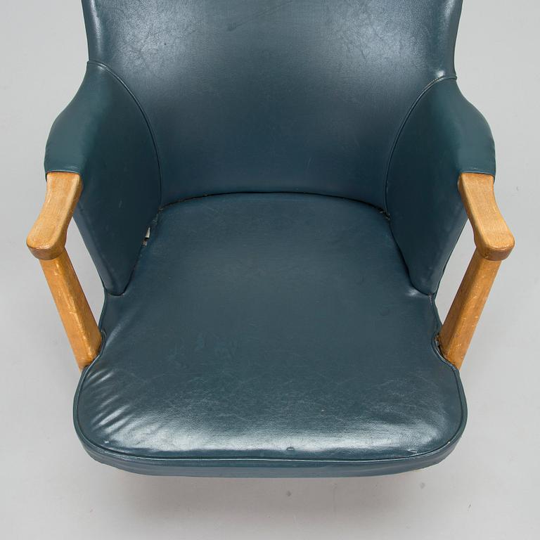 Olof Ottelin, fåtölj, "Kabinett", Oy Stockmann Ab, Kervo Snickerifabrik, 1900-talets mitt.