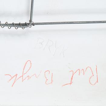 Rut Bryk, a stoneware wall relief signed a tergo BRYK.