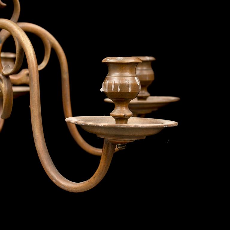 CHANDELIER, baroque style, first half of the 20th century.