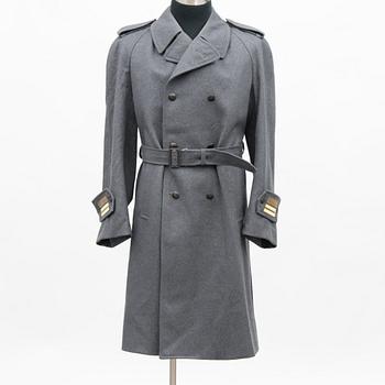 Five Finnish uniform overcoats, second half of 20th Century.