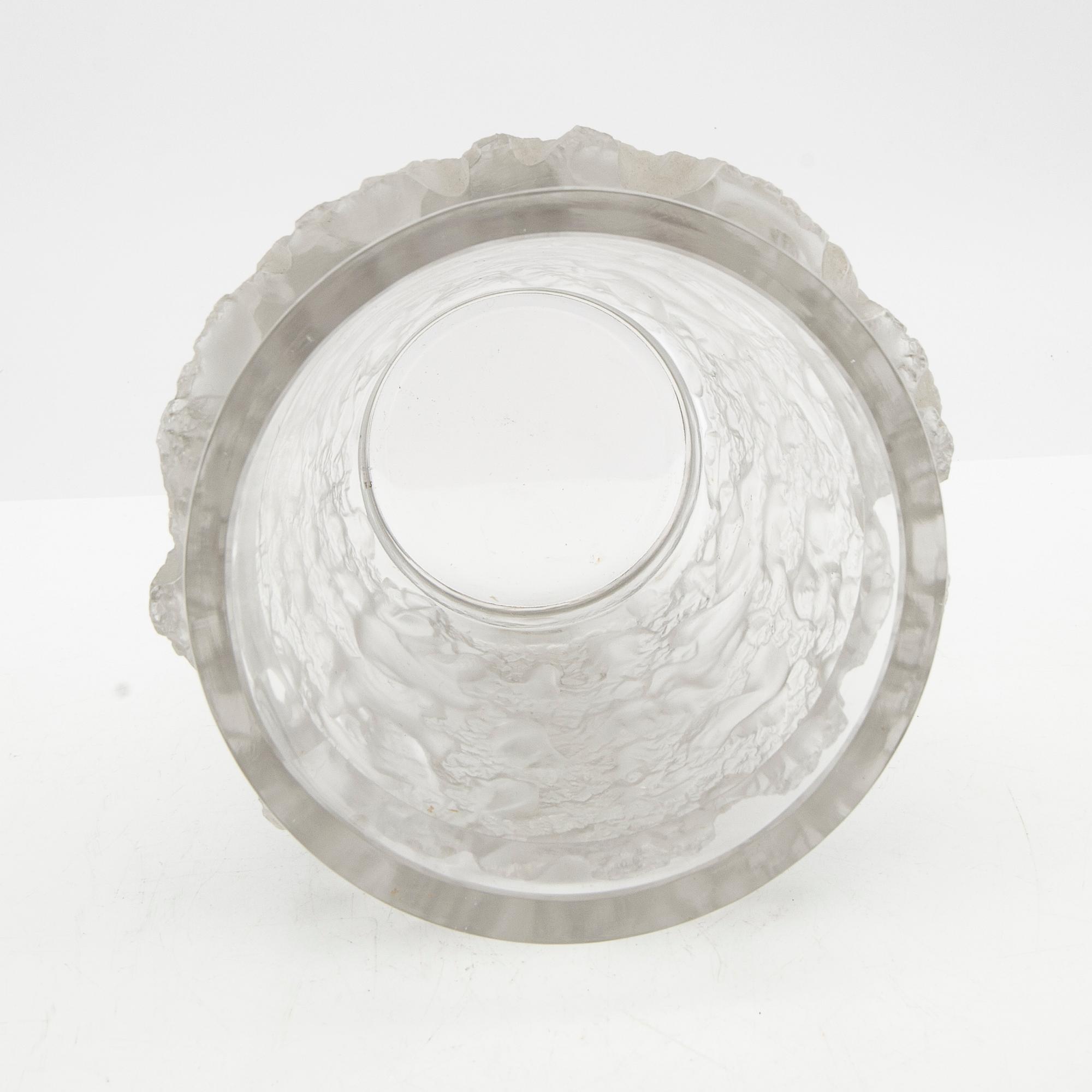 René Lalique, vas, "Bacchus" 1900-talets första hälft, signerad.