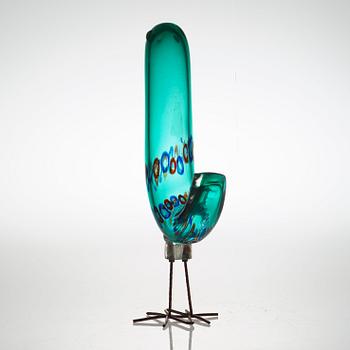 An Alessandro Pianon 'Pulcino' glass bird, Vistosi, Italy, 1960's.