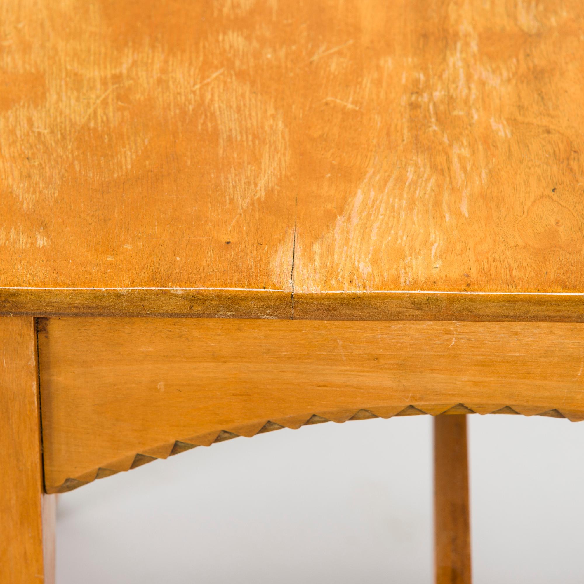 Yrjö Blomstedt, kirjoituspöytä ja jakkara, 1898.