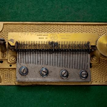 A music box, Symphonion, Germany, early 20th Century.
