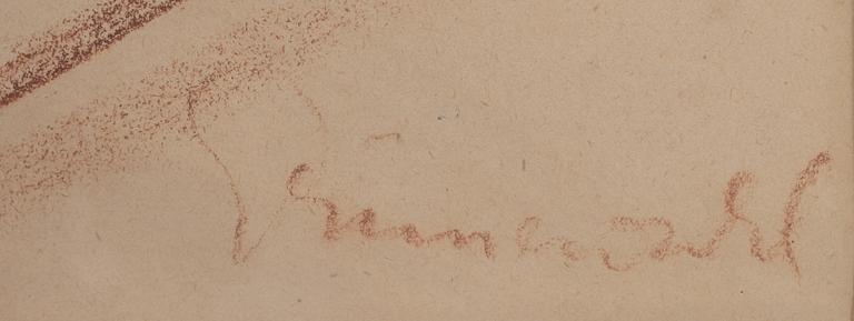 Isaac Grünewald, Reclining model.