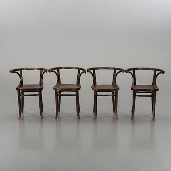 4 THONET ARMCHAIRS.