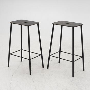 Toke Lauridsen, stools, a pair, "Adam Stool", Frama, contemporary.