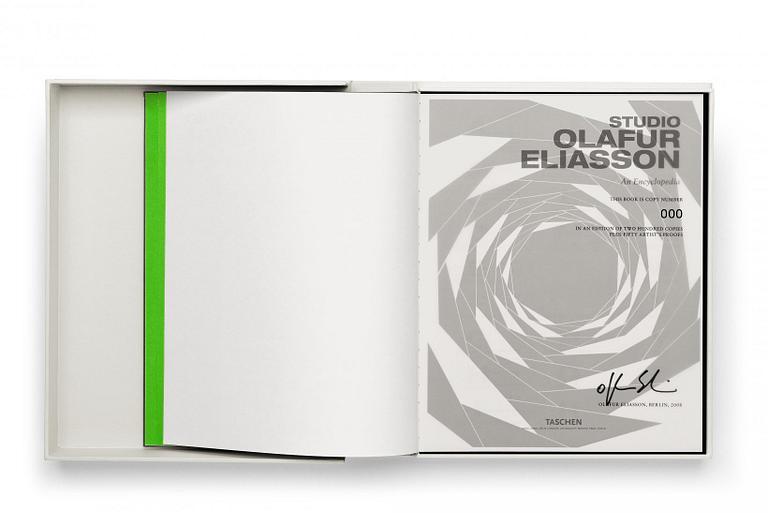 Philip Ursprung/Olafur Eliasson, bok Taschen signerad och numrerad 136/200.