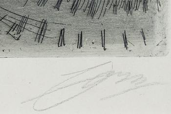 Anders Zorn, etching, 1897, signed in pencil.