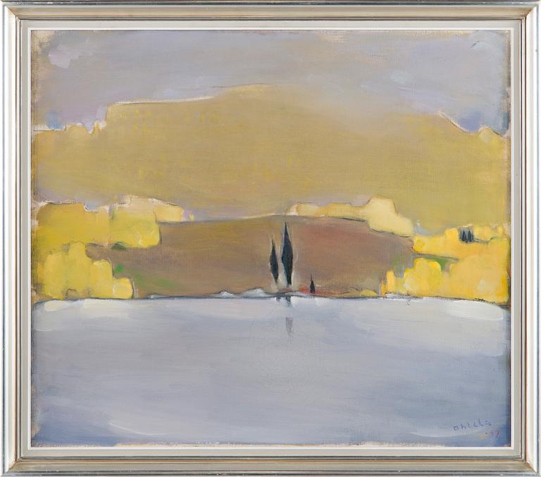 Einar Reuter (H. Ahtela), Yellow landscape.