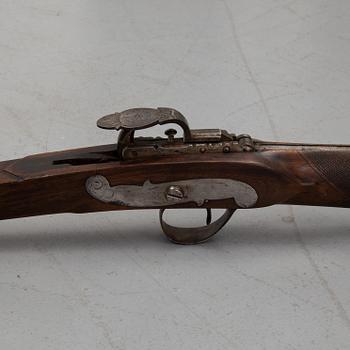 A stone crossbow, probably by Robert Bolton, Wigan, from around the year 1800.