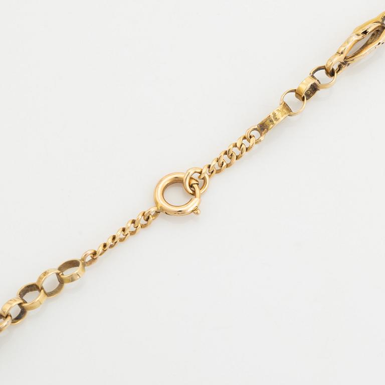 Collier, 18K guld, 1800-tal.